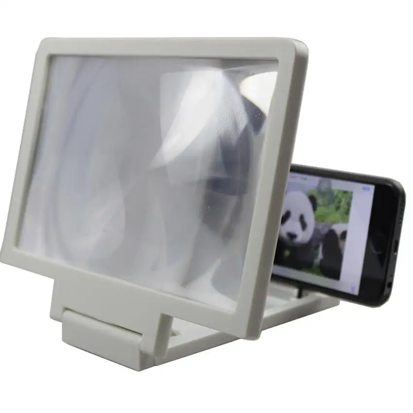 

Dropship 3D Screen Amplifier Mobile Phone Magnifying Glass HD Stand for Video Folding Screen Enlarged Eyes Protection Holder