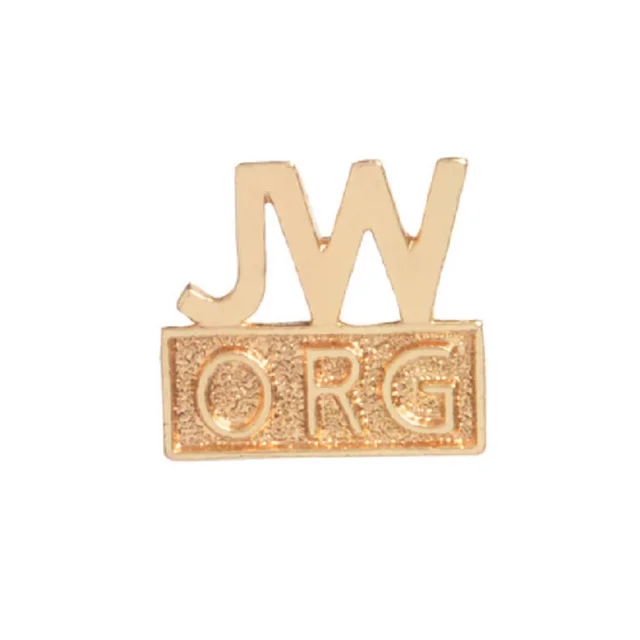 4 STYLE Gold Silver Enamel letter Pins Jehovah's Witnesses