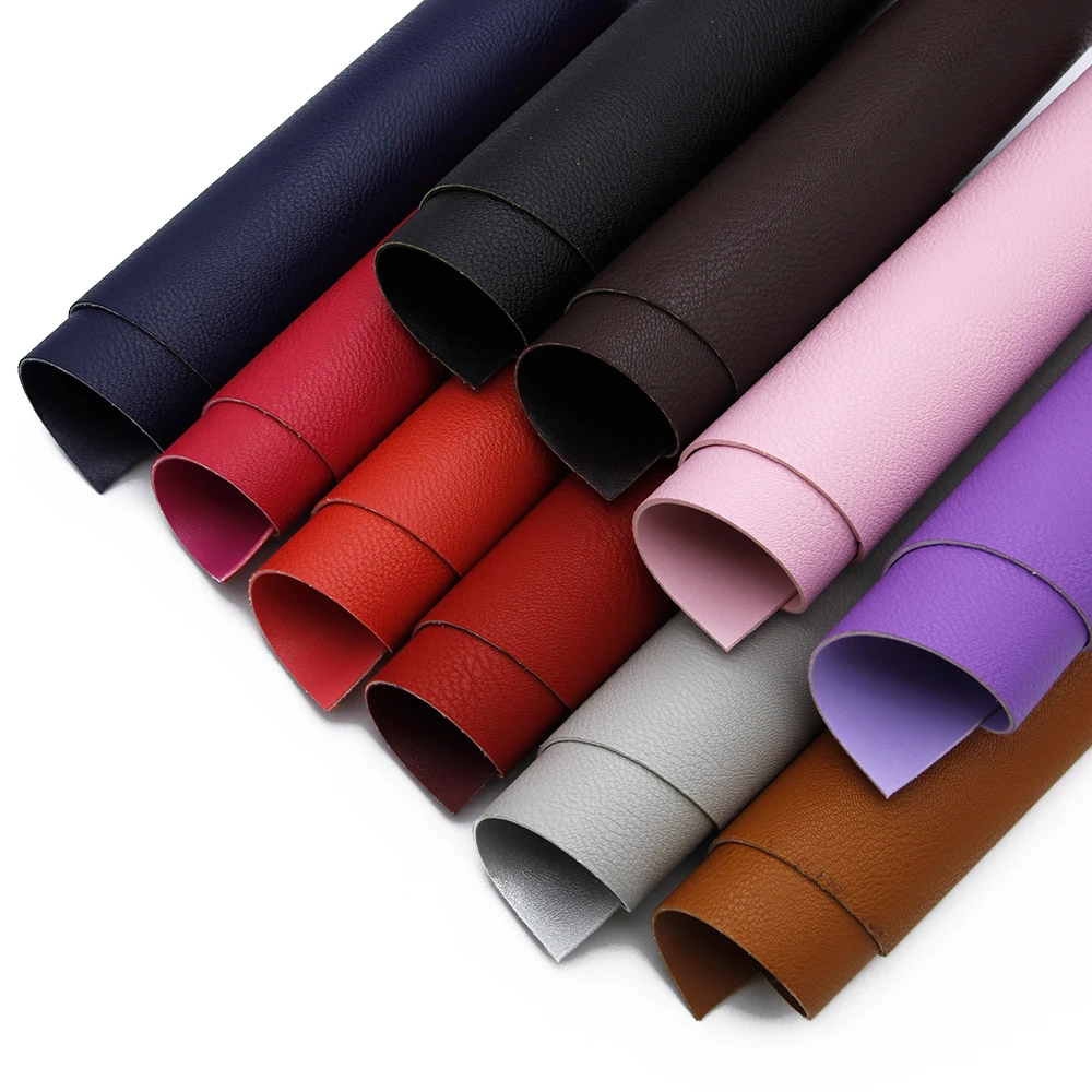 

New 10Pieces/set 20*34cm Litchi Double Side Printed Synthetic Leather Patchwork Hair Bow Handbag DIY,1Yc6616