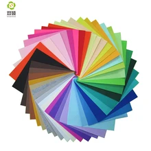 Самая низкая цена цветовой гаммы полиэстер нетканый чувствовал DIY чувствовал ткань пакет 1 мм толщиной 40 шт./лот ФЕТР 30 см* 30 см N-40