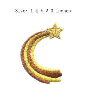 

Shooting star C embroidery patch 1.4"wide /paste/domestic patch/iron backing