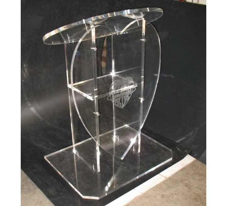 Акриловая церковная кафедра, поставка от производителя, акриловая Лекция, простой пюпитр, Perspex, в форме сердца, подиума