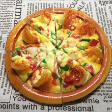Simulation Model Pizza Food Handicraft Artificial Props Western-style Bakery Window Decorations Kindergarten Ornaments Display