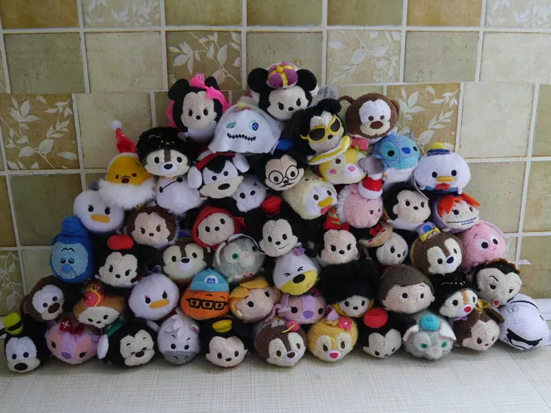 

IN HAND NEW choose one Mickey Donald Minnie Stitch Chip 3.5" little plush mini stuffed animal