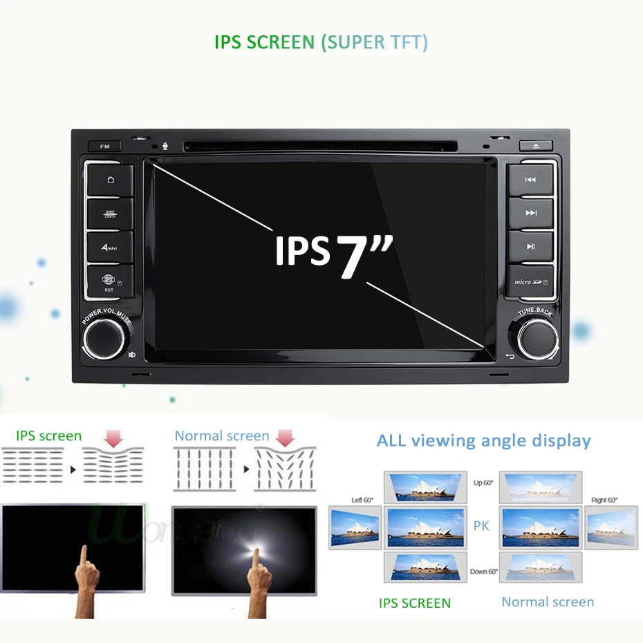 4G 64G DSP ips Android 9,0 2 din Автомобильный dvd-плеер для Touareg T5 Transporter Multivan Мультимедиа gps радио навигационный экран