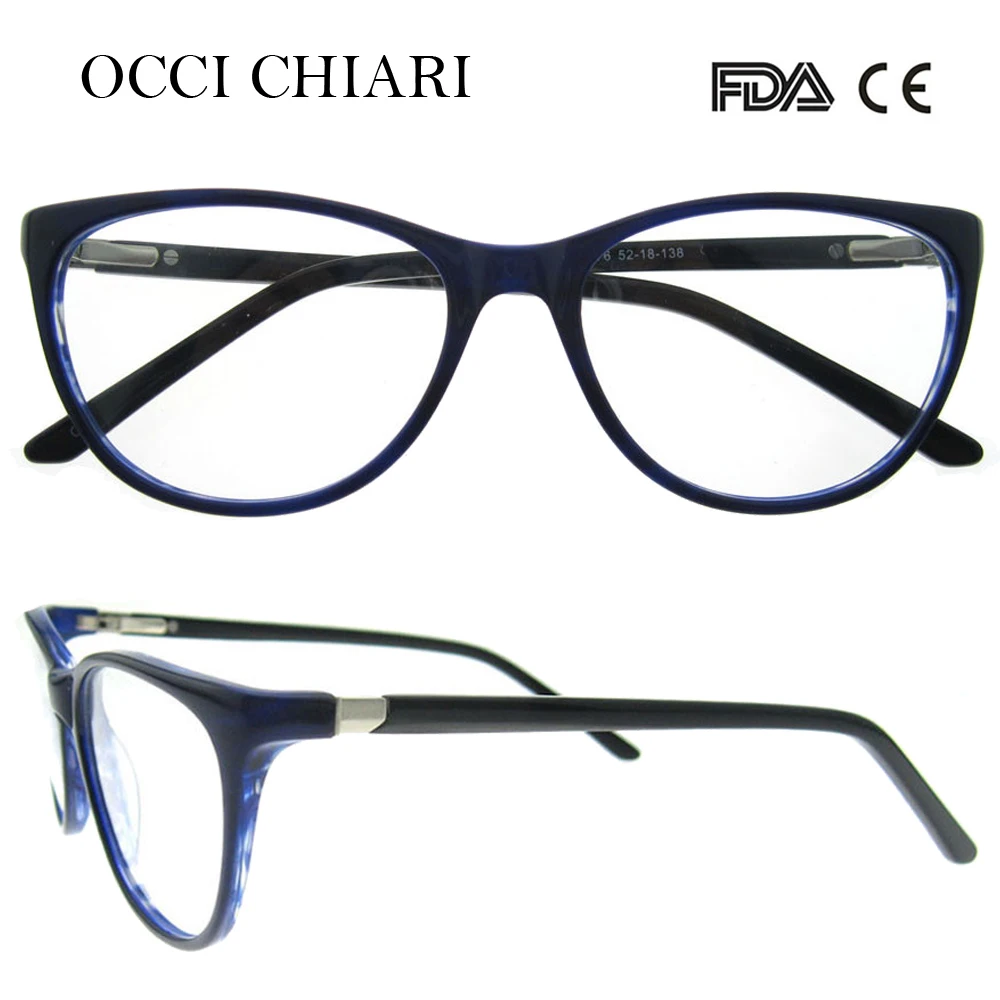 Оправа для очков OCCI CHIARI 2018 модные дизайнерские женские оправы глаз с прозрачными