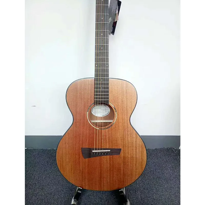 Акустическая гитара из красного дерева 40 49 дюймов с тюнером|acoustic guitar|guitar mahoganyguitarra