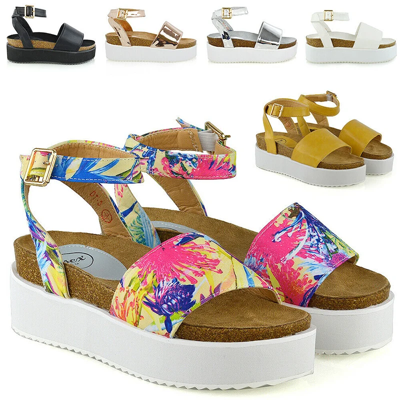 

Women Shoes 2019 New Women Sandals Plus Size Wedges Shoes For Women Platform Sandals Summer Casual Beach Sandals Ladie Shoes