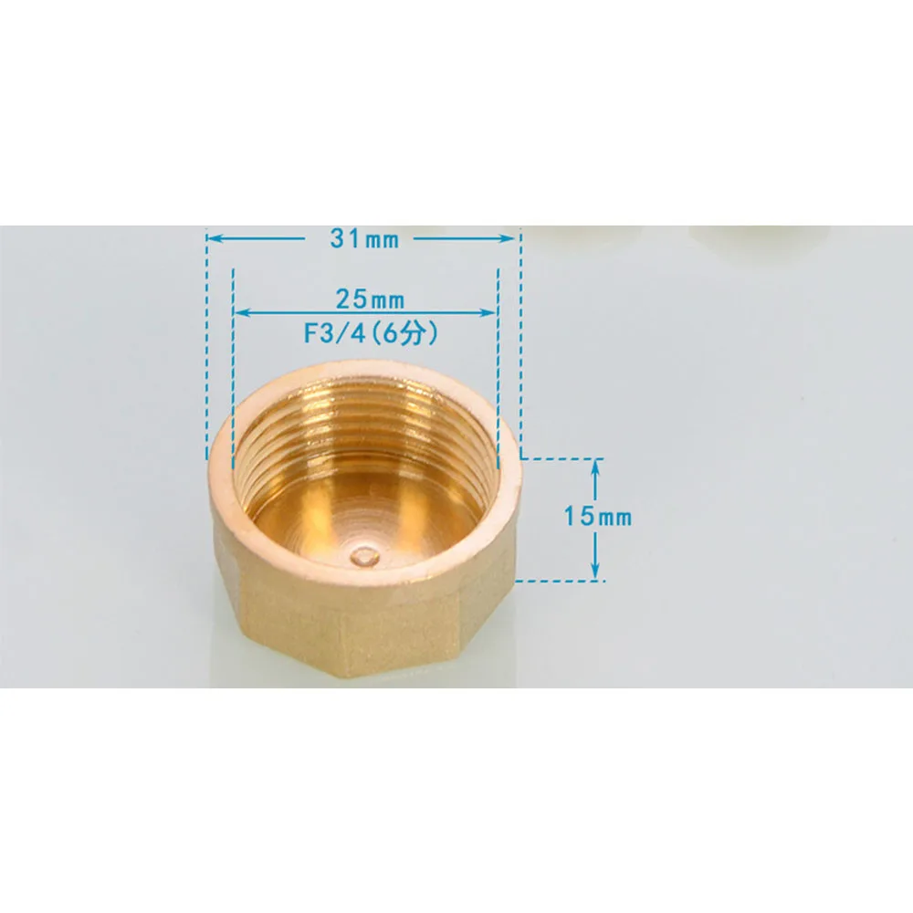 Brass cap plug-5