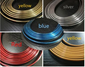 

5M/lot Universal DIY Moulding Trims Strips Car Styling Sticker Accessories for Kia Rio k2 K5 Cerato Soul Forte Sportage SORENTO