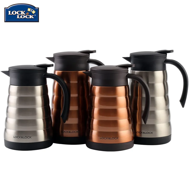 

Lock Lock Stainless Steel Thermos Large Capacity Coffee Pot Household Thermos Leak-proof Thermos Vacuum Flask