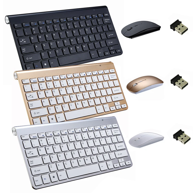 

2.4G Wireless Keyboard Mini Keyboard Mouse Set Office Supplies for Mac Notebook Laptop TV Box PC IOS Android Win 7 10 Computer
