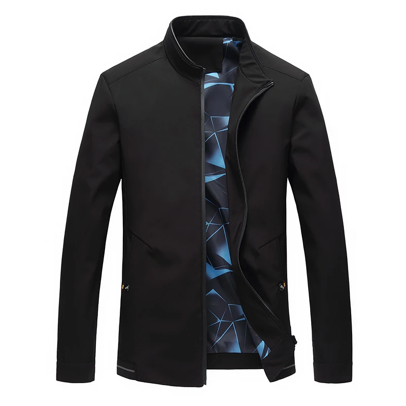 

New 2019 Jacket Men Fashion Casual Loose Mens Jacket Sportswear Bomber Jacket Mens jackets men and Coats Plus Size M- 5XL
