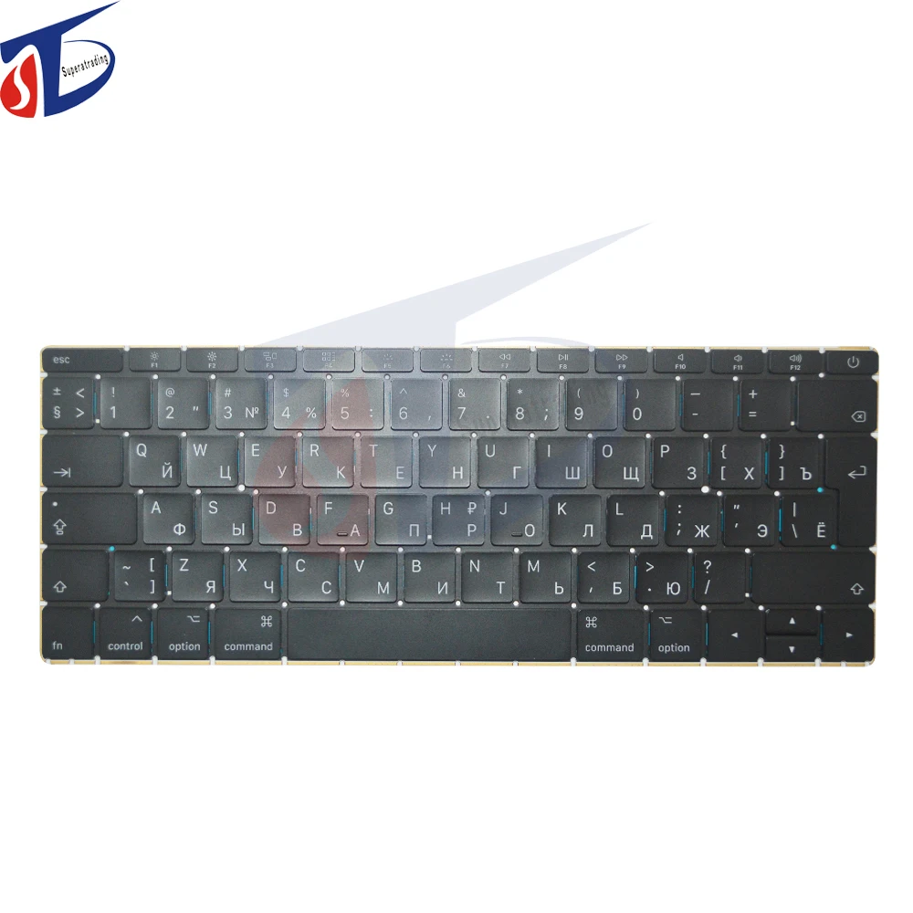 

RU Russia keyboard for macbook 12'' retina A1534 Russia keyboard EU layout without backlight perfect testing 2015 2016year