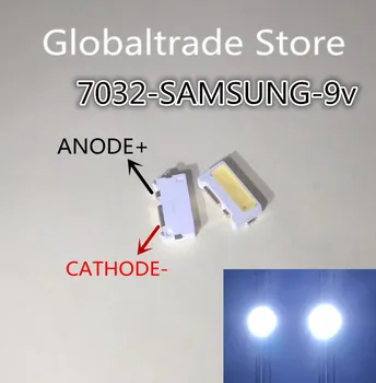

500PCS/Lot LUMENS 7032 SMD Side LED Beads Cold White 1W 350mA 9V For TV/LCD Backlight For SAMSUNG
