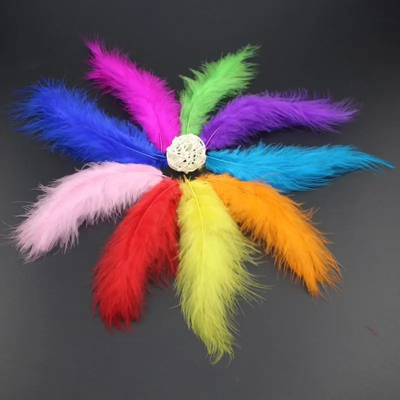 Buy Dipped Natural Feathers for Various Crafts DIY