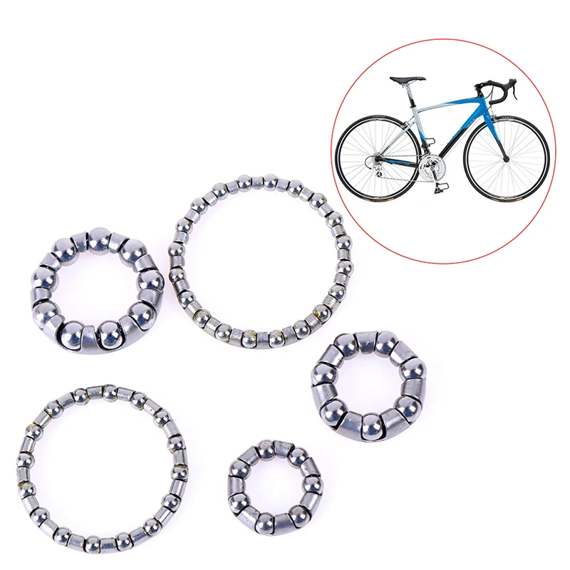 Bicycle Headset Steel Balls Bowl Group Set Frame Front Fork Rear Pearl Retainer
