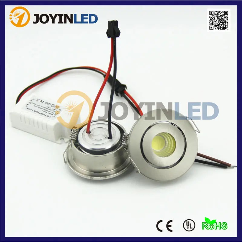 

Promotion Free shipping Recessed led spotlights 1W 3W small mini cob led Spot Lamp for home