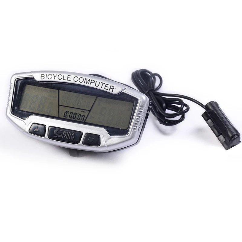 Speedmeter горный велосипед компьютер цифровой пластиковый беспроводной велосипед Водонепроницаемый одометр легкий пластиковый материал