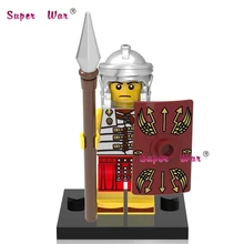 50 шт. супергерой строительные блоки средневековые Рыцари римские борцы блоки, друзья для игр Дети Детские игрушки