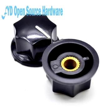 

10pcs rotary switch potentiometer knob MF-B02 Mounting hole 6mm