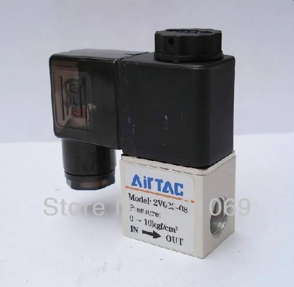 

1 шт. 2V025-08 AC 110V PT1/4 Электромагнитный клапан 2 положения 2 пути нормально закрытый IP65