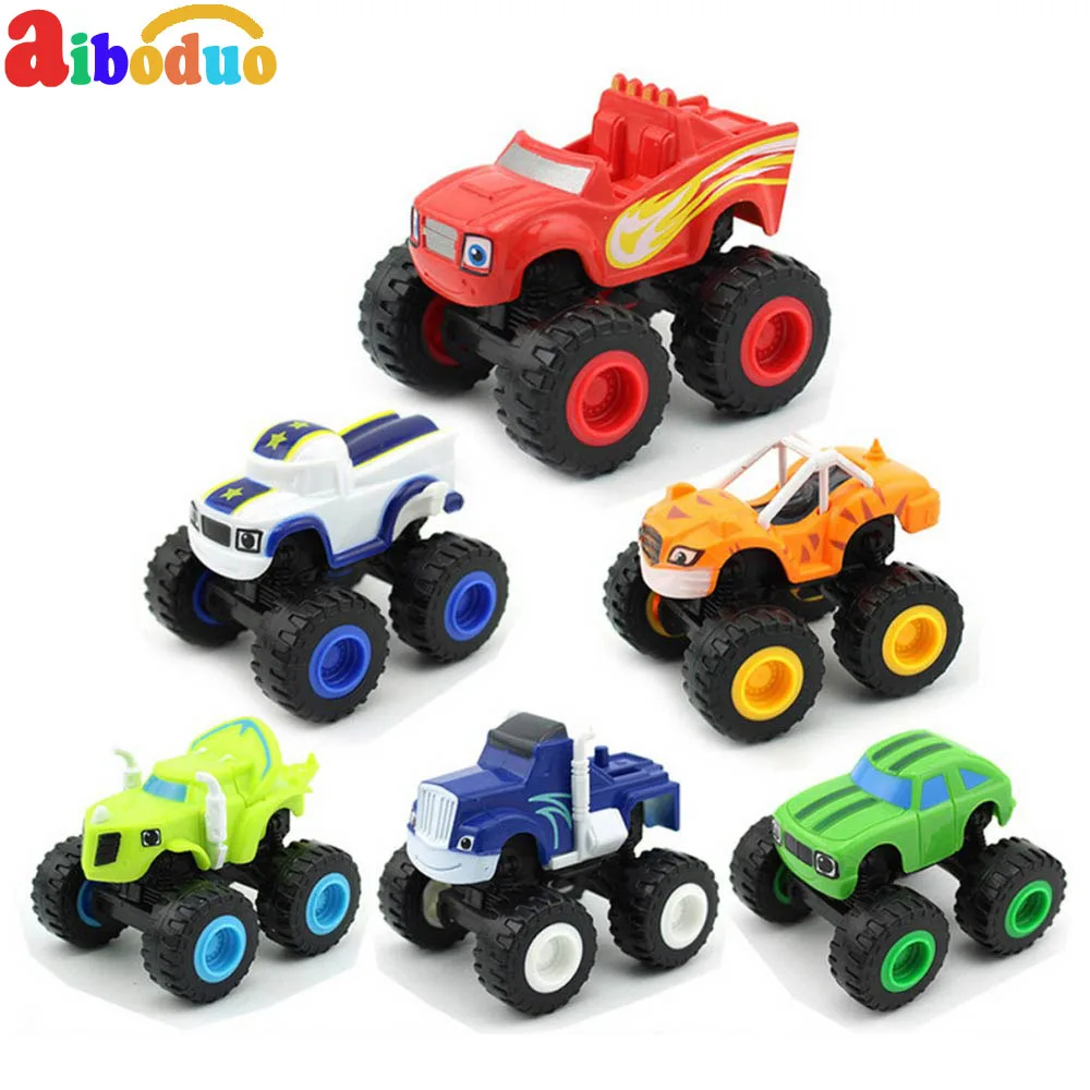 

Aiboduo Car Model Toy Plastic BMM Flame And Robot Monster Bigfoot Car Toy Car Model Boys Gift