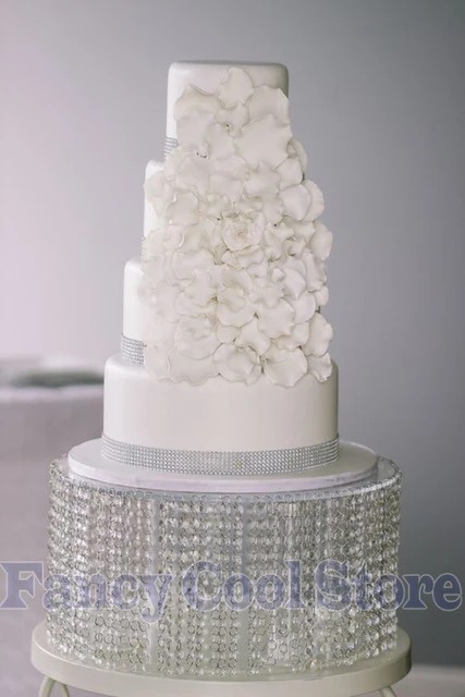 wedding crystal round cake