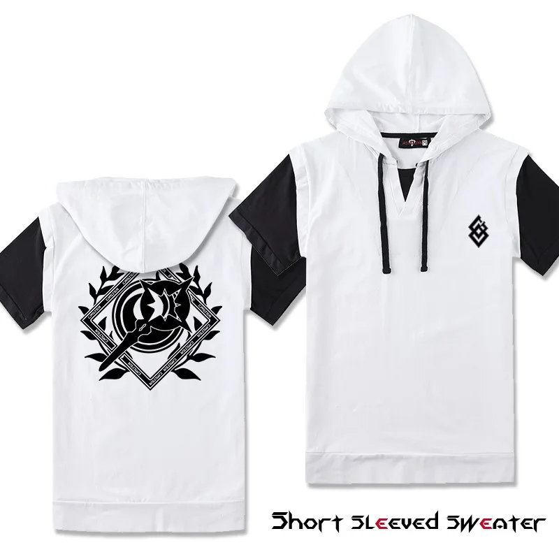 Горячая игра Fate/stay night saber летняя футболка пуловер Hoddies пальто шляпа рубашки модные футболки топы