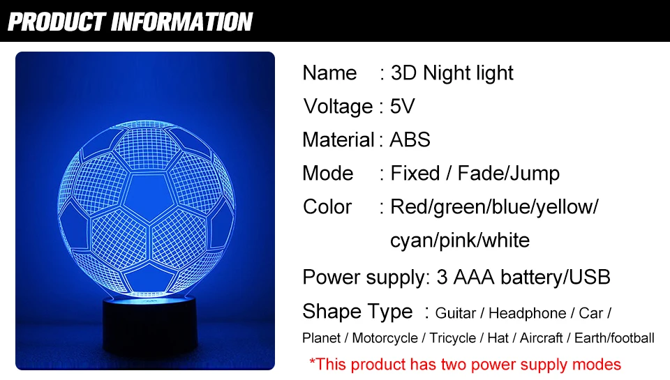 3D LED Night light (9)