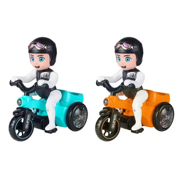 

Puzzle Car Toy Rechargeable Stunt Tricycle Music Light Electric Tricycles For Children Kids Birthday Gifts