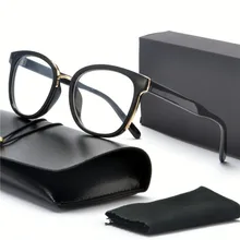 MINCL большие квадратные рамки прозрачные стекла, винтажные очки женские прозрачные очки близорукость солнцезащитные очки без оправы NX