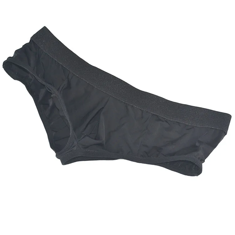 

Sexy Gay Underwear Men Boxer Shorts Thin Ice Silk Low Waist U Convex Pouch Underpants Cueca calzoncillos ropa interior hombre