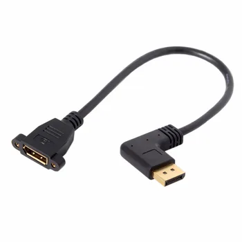 

Chenyang 10pcs/lot DisplayPort Display Port Male to Female 90 Degree Left Right Down Angled Extension Cable