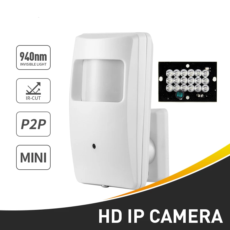 

Mini IP Camera Security 3.7MM Network IP Camera Motion Detector P2P H.264 1.0 Megapxiel ONVIF