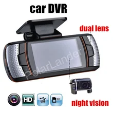 A1 Dual Lens 2.7″LCD Car DVR Full HD 1080P Dual Camera Car Video Recorder Night Vision Dash Cam G-sensor