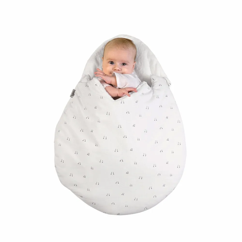 Зимняя коляска для новорожденного хлопчатобумажные мягкие мешки для сна для новорожденных Мультфильм постельные принадлежности теплые красивые спальные мешки Акула спальные мешки