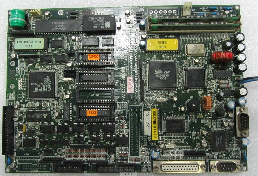

Techmation MMIX86-232X2A-1 Motherboard for industrial use new and original 100% tested ok