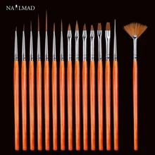 15pcs Nail Art Drawing Painting Brush Dotting Liner Pen Brush DIY Design Tips UV Manicure Tool Acrylic Fan Builder Carving 15pcs Nail Art Drawing Painting Brush Dotting Liner Pen Brush DIY Design Tips UV Manicure Tool Acrylic Fan Builder Carving