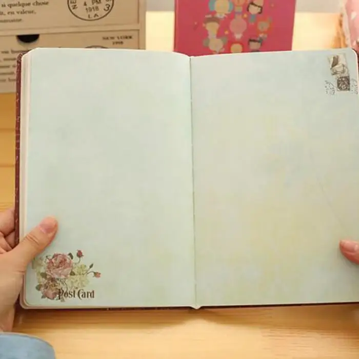 Ретро PU Цветочный кожаный отпечаток пальцев Подпись гость книга вечерние получить-вместе знак в книги планировщик знак поставки AA