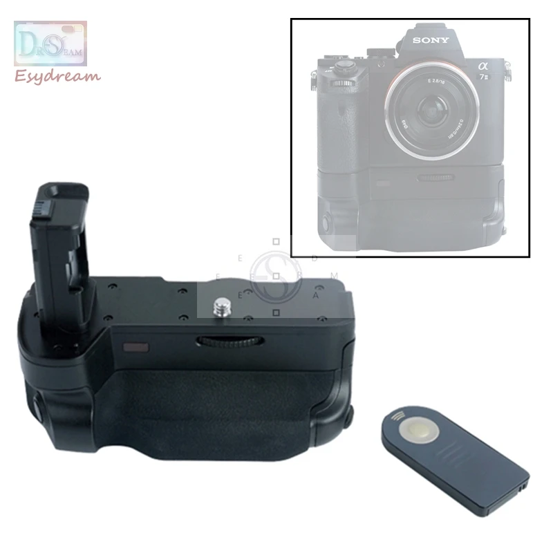 

IR Remote + Vertical Battery Grip Power Handle Holder as VG-C2EM for Sony A7 II / A7s II / A7r II / ILCE-A7M2 ILCE-A7RM2 A7M2
