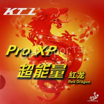 KTL Pro XP Red-Dragon Red Dragon Attack and Loop Pimples In Table Tennis Rubber With Sponge