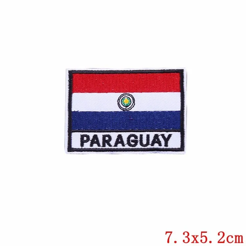 Pulaqi модный флаг страны Португалия железные нашивки для одежды сумки вышитые наклейки на одежду DIY Аксессуары декор F - Цвет: Белый