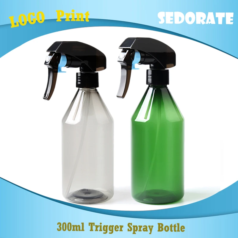 Sedorate 20 pcs/Lot PET Spray Nozzle Empty Bottle 300ML Mist Automizer For Gardening Hair Salon Plastic Containers LW019 | Красота и