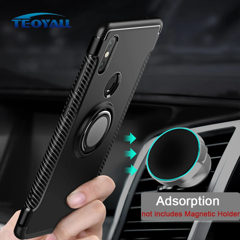

Ring Adsorption Cases for Xiaomi Mi 8 Lite Case Mi8 Explorer Edition SE Cover for Redmi Note 5 6 Pro Global Version Protector