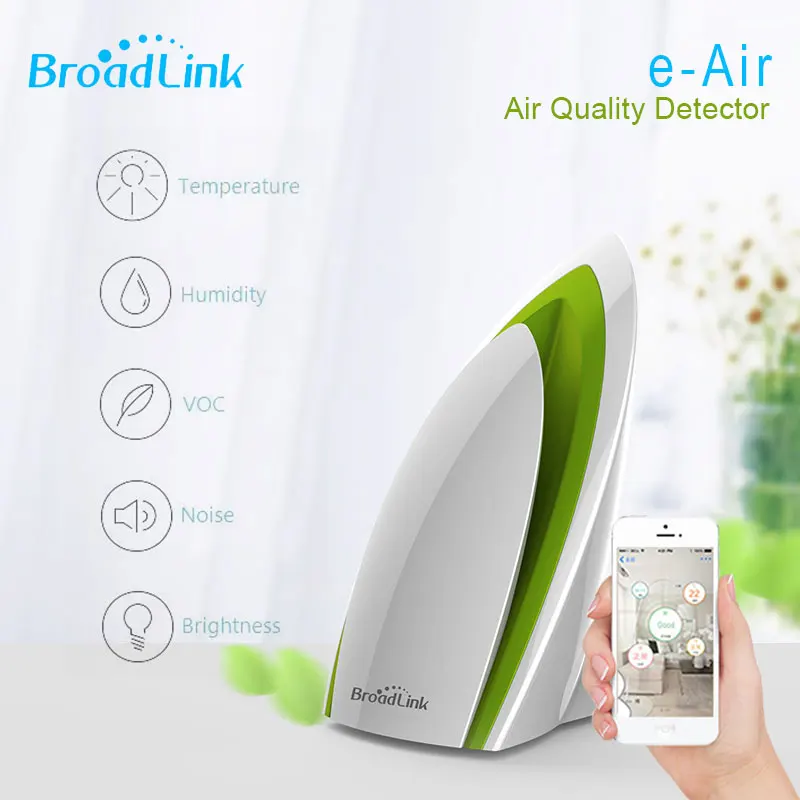

BroadLink A1 E-Air Quality Detector Purifiers Wireless Detect Temperature Humidity Noise PM2.5 VOC By Phone Smart Home Automatio