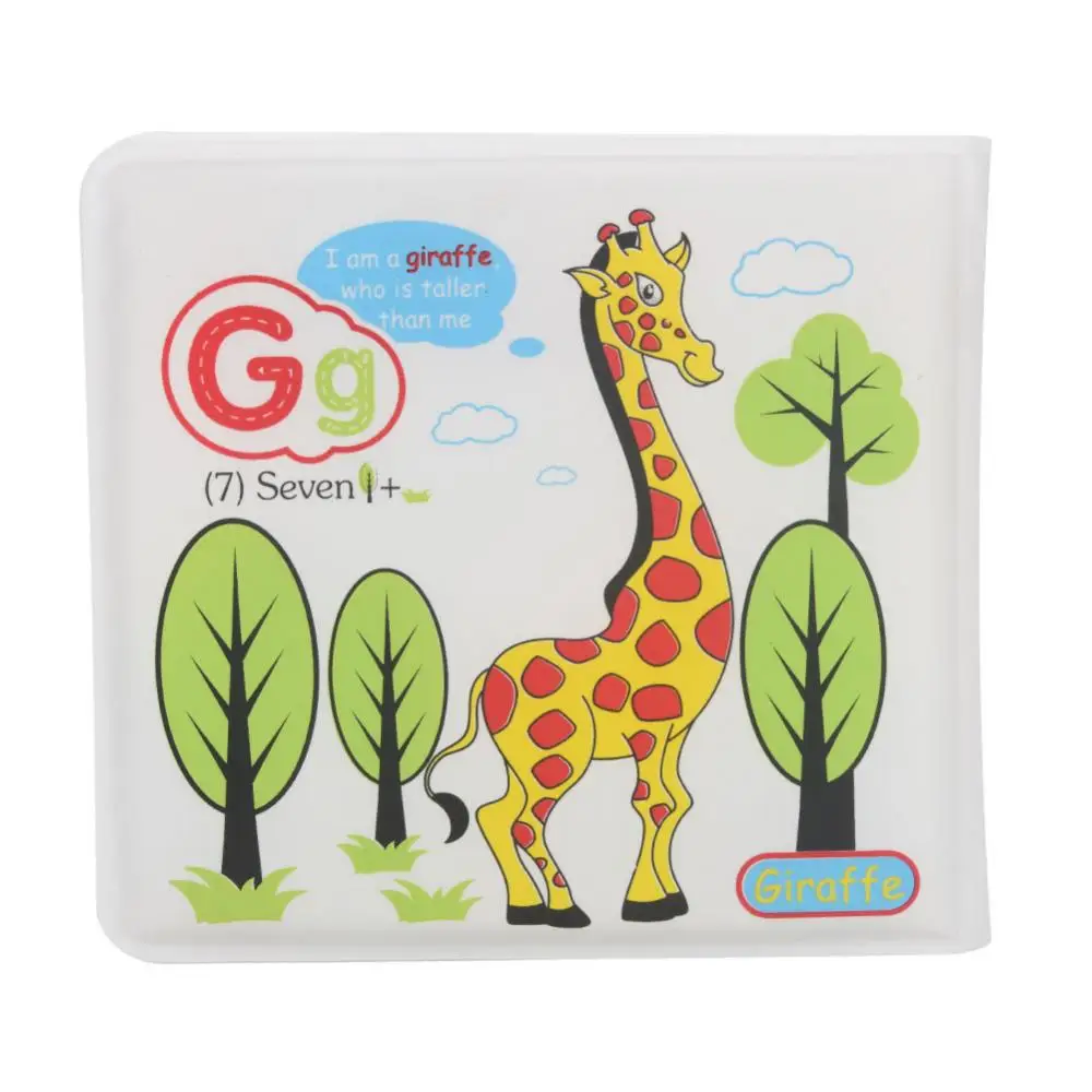 Baby Toys Water Bath Books, Swimming Bathroom Toy Kids Early Learning Animal,Food Waterproof
