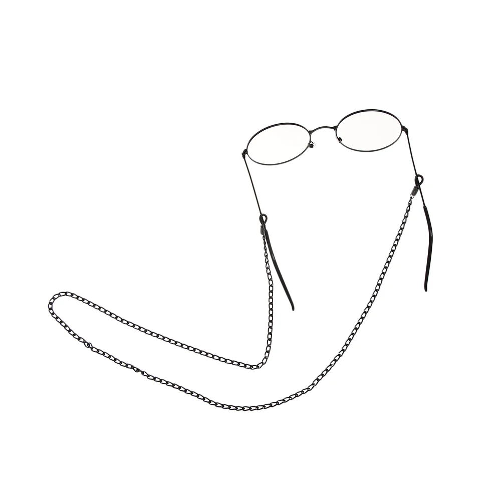 Новые Модные Винтажные Очки солнцезащитные очки Нескользящая цепочка держатель шнур ожерелье-шнурок с кулоном золото серебро очки с цепочкой