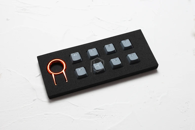 taihao Rubber Gaming Keycap Set Rubberized Doubleshot Keycaps Cherry MX OEM Profile shine-through S