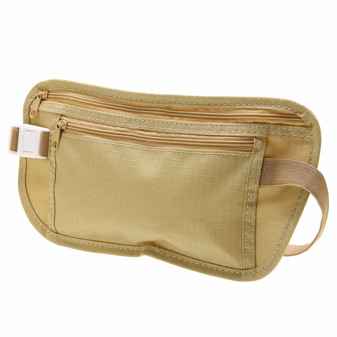 2018 Ultra-thin Light Waist Bag Belt Personal Anti-Theft Pouch Outdoor Sports Travel Equipment Phone Money Card Holder Purse